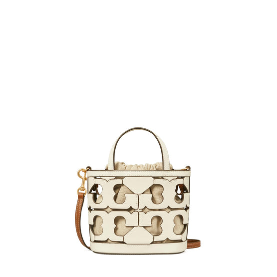 Mini Cut Out Logo Tote - New Cream