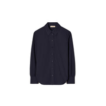 Cotton Poplin Shirt - Medium Navy