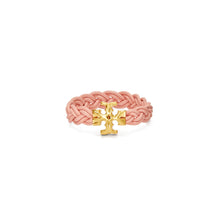Fisherman Bracelet - Rolled Gold/Pink