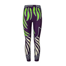 Printed Weightless 7/8 Legging - Purple Zebra Scarf