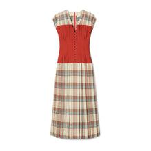 Plaid Silk Claire Mccardell Dress - Light Multi Silk Cotton Madras