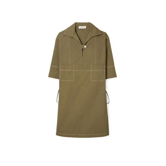 Poplin Shirtdress - Rich Earth