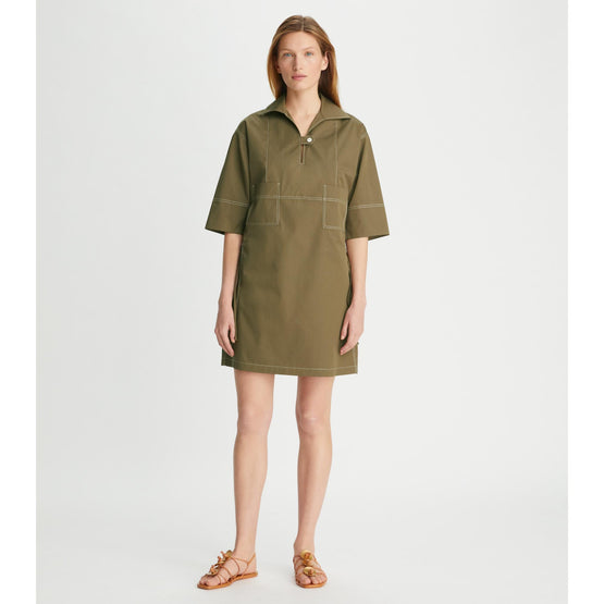 Poplin Shirtdress - Rich Earth