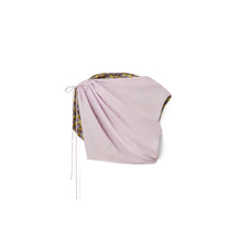 Veronica Plaid Ruched Top - Mallow Pink