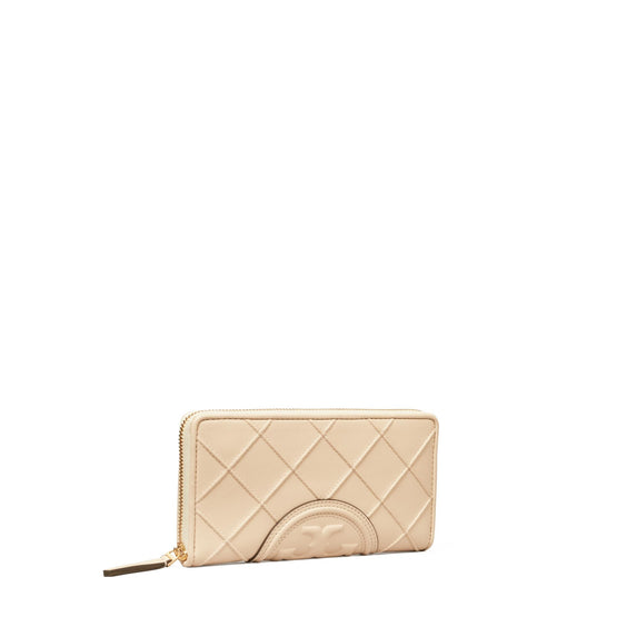 Fleming Soft Zip Continental Wallet - New Cream