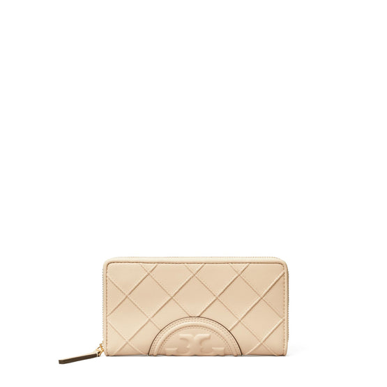 Fleming Soft Zip Continental Wallet - New Cream