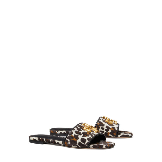 Eleanor Slide - Leopard/ Perfect Black