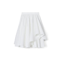 Cotton Poplin Ballet Skirt - White