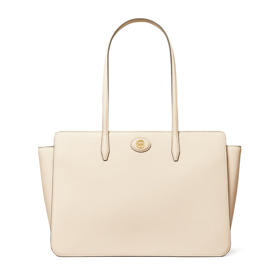Robinson Pebbled Tote - New Cream