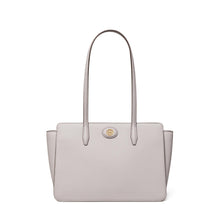 Robinson Pebbled Small Tote - Bay Gray