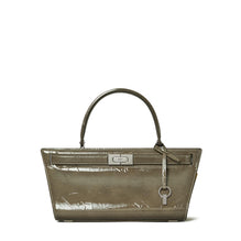 Lee Radziwill Patent Cat Eye Bag - Smoke Gray