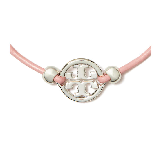 Icon Slider Bracelet - Tory Silver/Pink