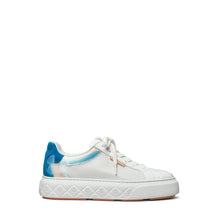 Ladybug Sneaker - White/Iridescent/Coral Blue