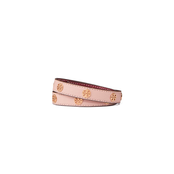 Miller Double-Wrap Bracelet - Tory Gold/Shell Pink