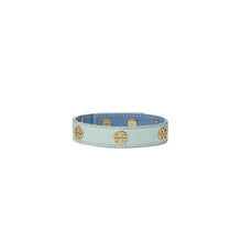 Miller Leather Bracelet - Tory Gold/Sea Bubble