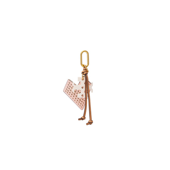 Hearts Logo Key Fob - Tuscan Blush
