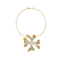 Roxanne Collar - Rolled Light Brass/Antique Tory Silver