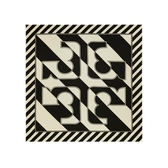 Candy Wrapper Silk Square - Candy Wrapper Black