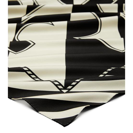 Candy Wrapper Silk Square - Candy Wrapper Black