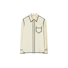 Silk Twill Brigitte Shirt - New Ivory