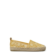 T Monogram Platform Espadrilles - Sand Buff