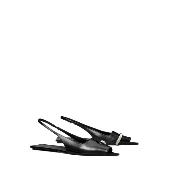 Pierced Slingback - Perfect Black/Perfect Black/Silver