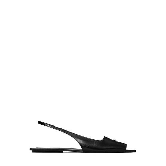 Pierced Slingback - Perfect Black/Perfect Black/Silver