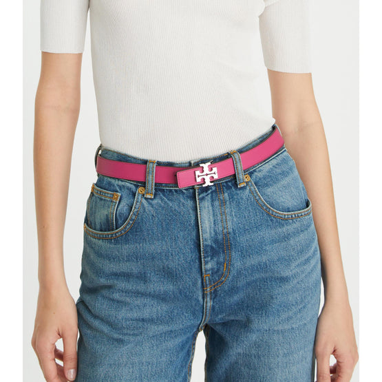1" Eleanor Belt - Plumberry/Cuoio/Rolled Nickel #3