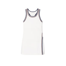 Performance Side Slit Tennis Dress - Snow White/Winetasting