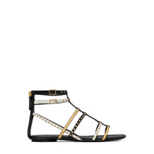 Capri Gladiator Studded Sandal - Sand Buff/New Ivory/Perfect Black