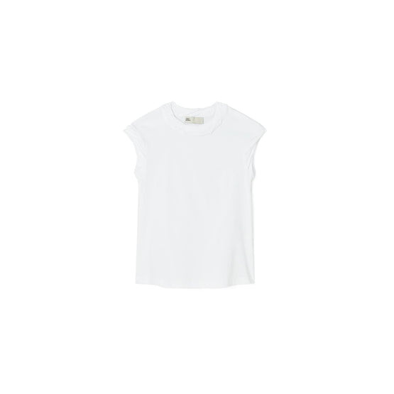 Twisted Knit Top - White