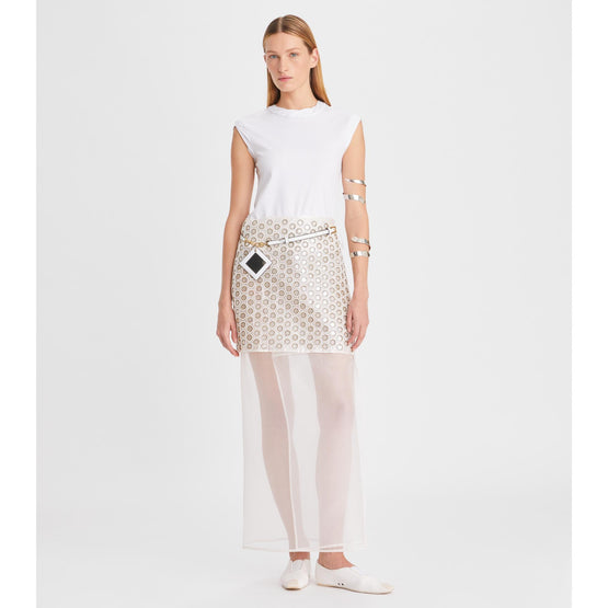 Twisted Knit Top - White