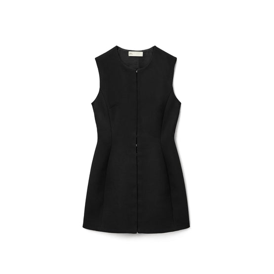 Hook-And-Eye Tunic - Black