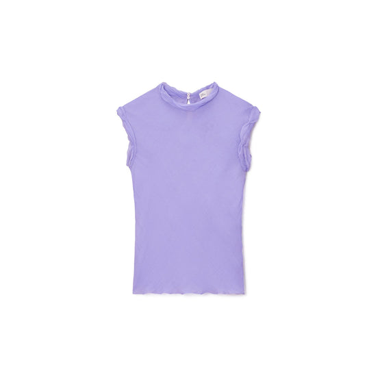 Twisted Chiffon Top - Fresh Lavender