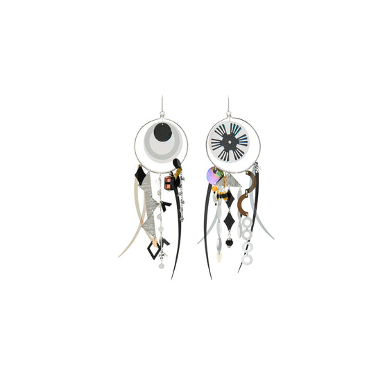 Galaxy Hoops - Silver/Multi
