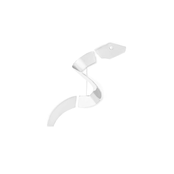 Serpent Brooch - Silver