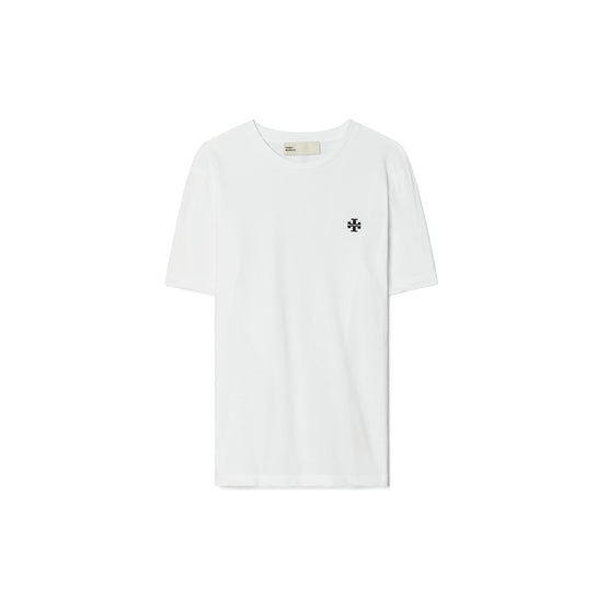 Embroidered Logo T-Shirt - White/Black