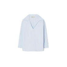 Cotton Poplin Tunic - Crisp Blue