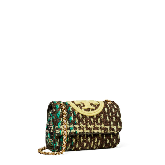 Fleming Soft Tweed Small Convertible Shoulder Bag - Multi