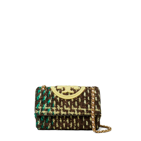 Fleming Soft Tweed Small Convertible Shoulder Bag - Multi