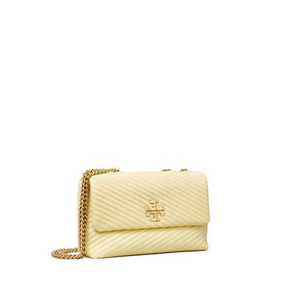 Kira Moto Quilt Small Convertible Shoulder Bag - Lemon