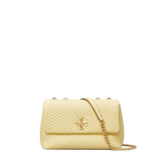 Kira Moto Quilt Small Convertible Shoulder Bag - Lemon