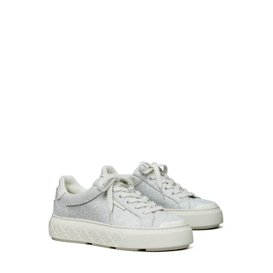 Ladybug Sneaker - Silver Glitter/Blanc