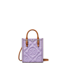T Monogram Puffy  Mini N/S Tote - Lavender