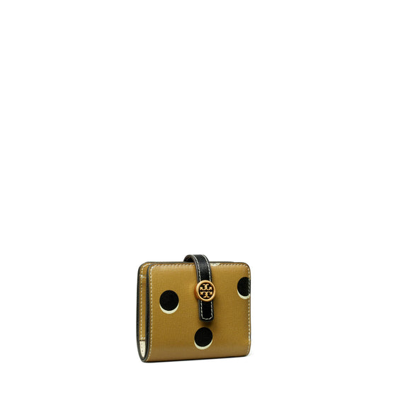 Robinson Dotted Mini Wallet - Taupe Loop Dot