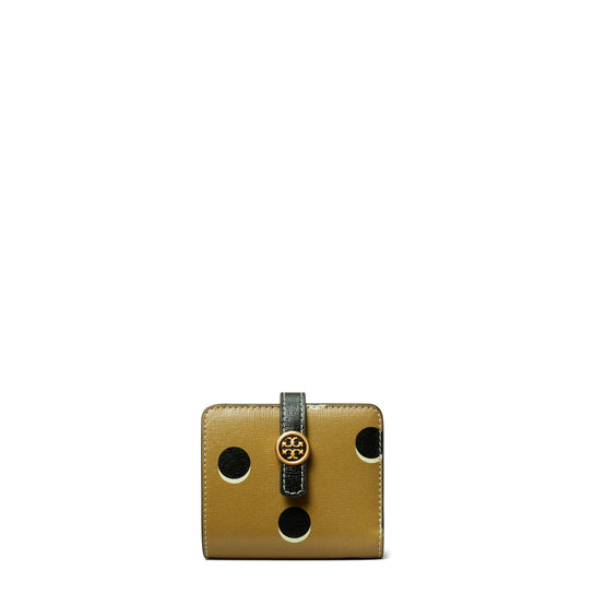 Robinson Dotted Mini Wallet - Taupe Loop Dot