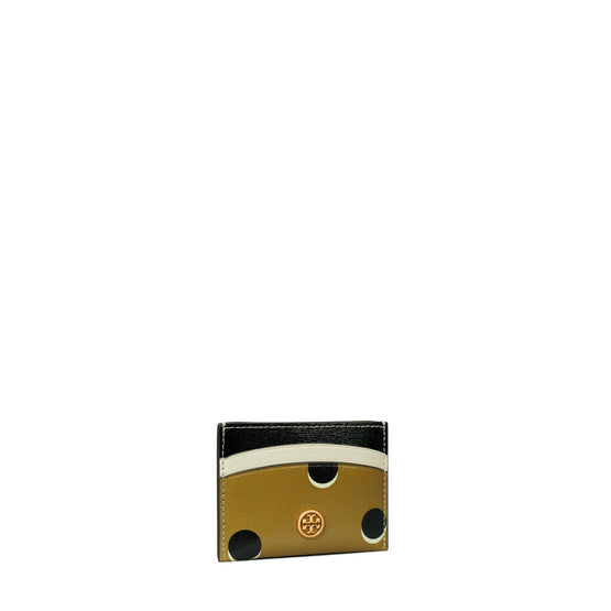 Robinson Dotted Card Case - Taupe Loop Dot
