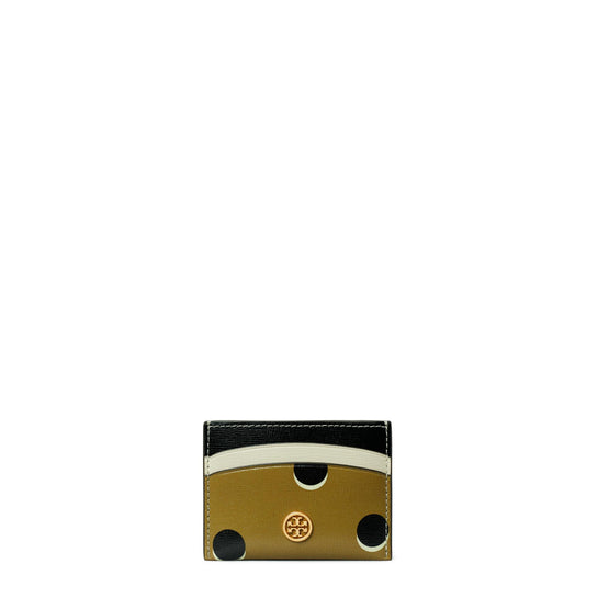 Robinson Dotted Card Case - Taupe Loop Dot