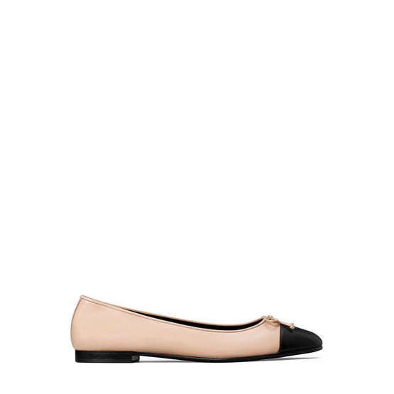 Cap-Toe Ballet - Rose Pink/Perfect Black