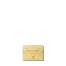 Robinson Crosshatched Card Case - Pale Butter